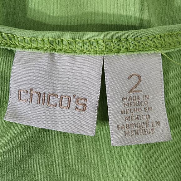 Chicos Women Tank Top Size 2 Large Sleeveless Stretch Lightweight Basic Layering - Picture 6 of 9